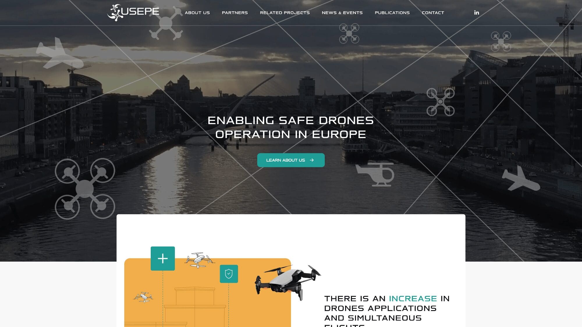 usepe website screenshot