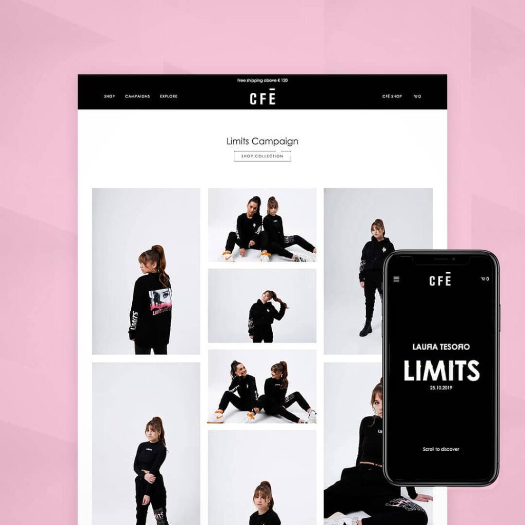 laura tesoro webshop with cfe belgium